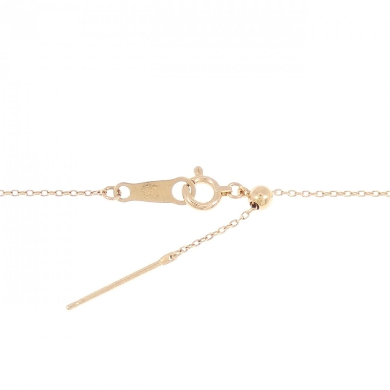 K18PG Chữ cái F Dây chuyền kim cương 0.05CT - Hàng hiệu Chính hãng 867898