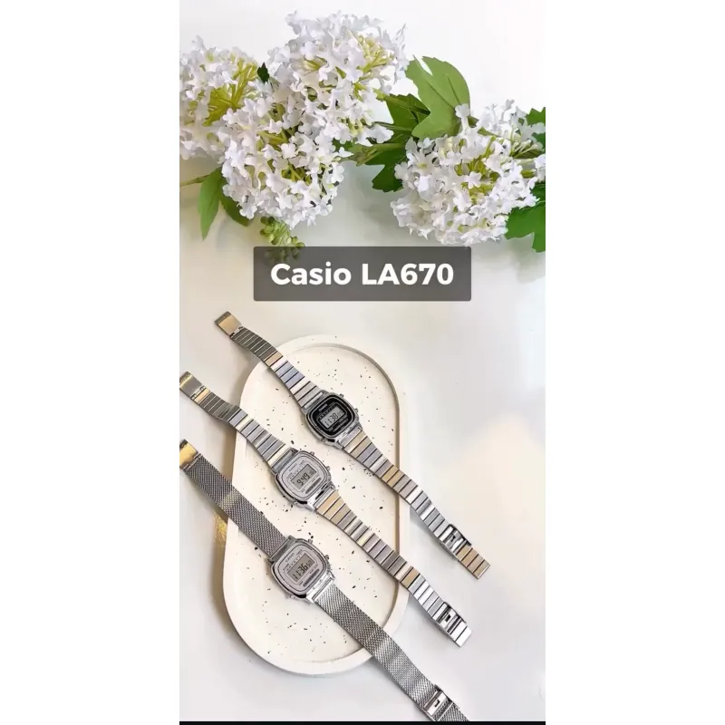 Đồng hồ Casio LA 670 - item quốc dân cho Nữ mê đồng hồ mini 761344