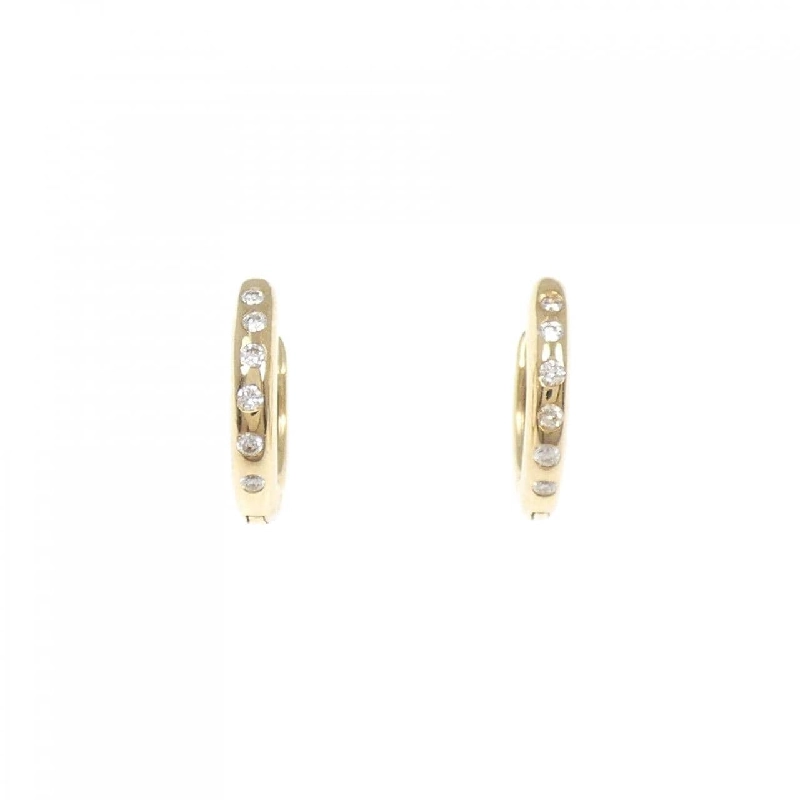 Bông tai kim cương K18YG 0.05CT - Hàng hiệu Chính hãng 870032