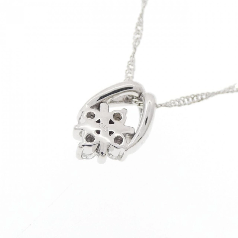 Dây chuyền kim cương K18WG 0.10CT - Hàng hiệu Chính hãng 858690