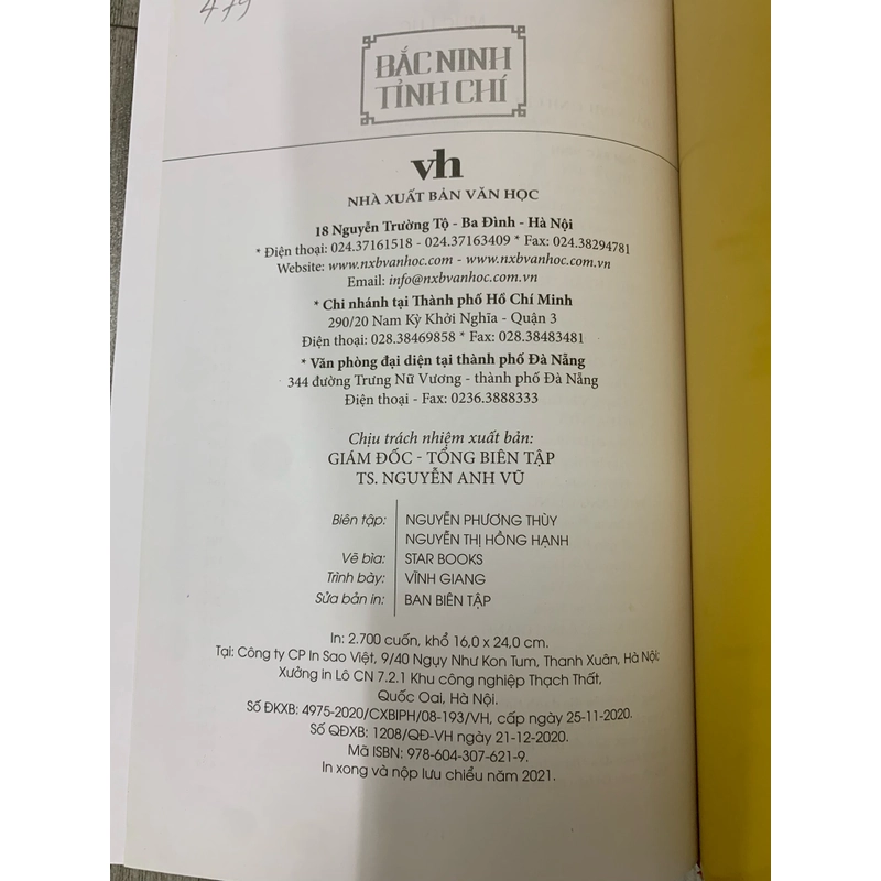Bắc ninh tỉnh chí. 1a1 509606