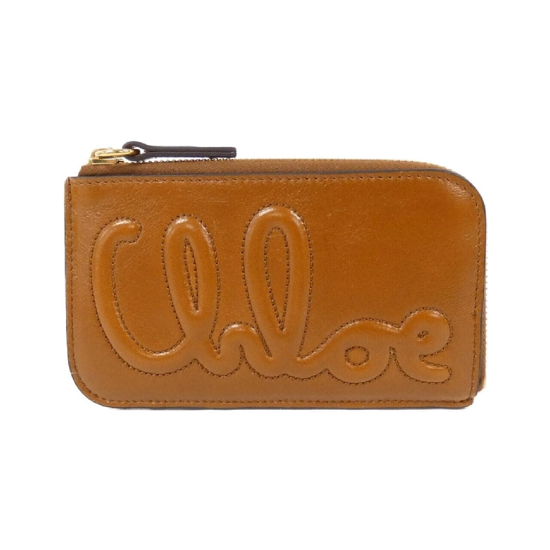 【Sản phẩm mới】Chloé CHC24WP449 O16 Ví đựng tiền xu 622038