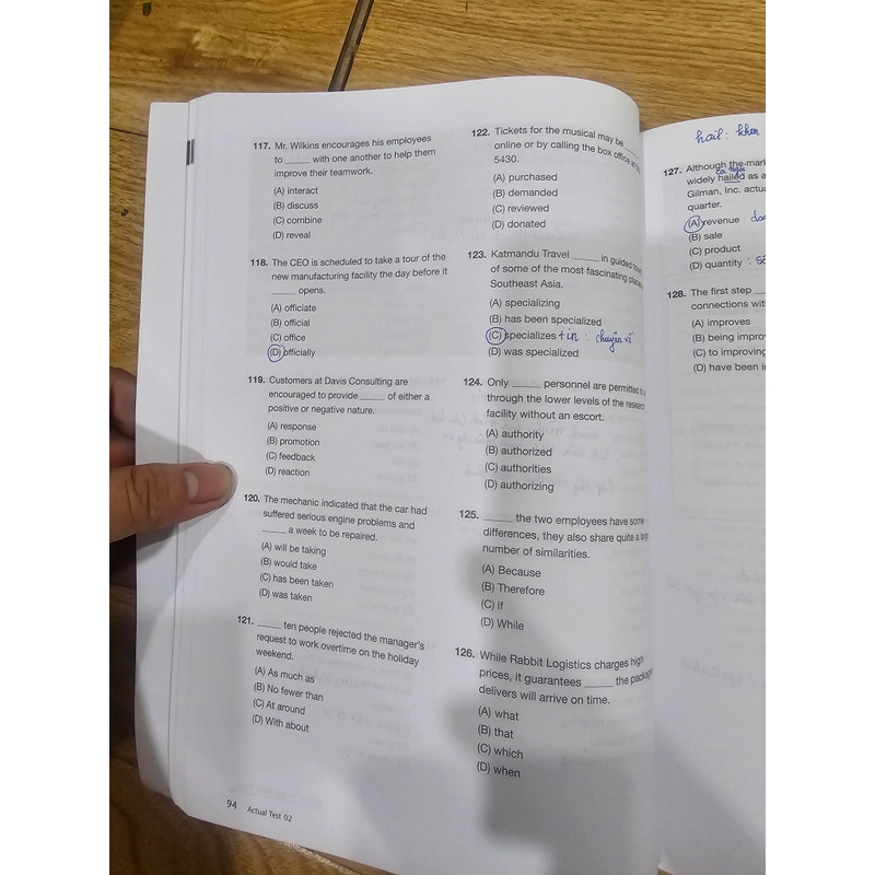New toeic 700 (Sách tiếng anh) đã có dùng một số trang 528908