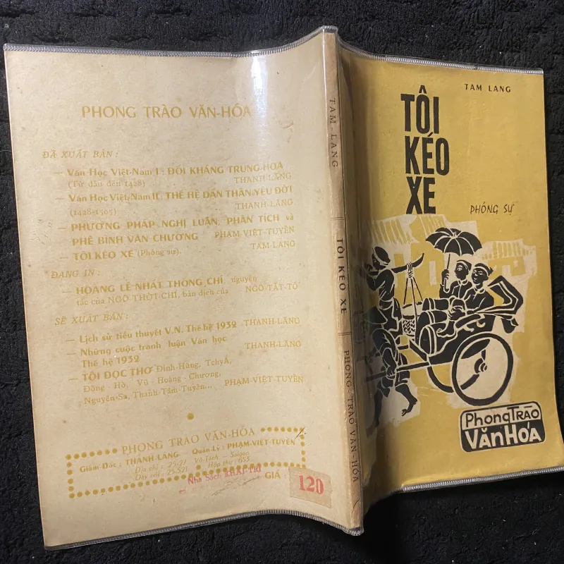 [ Sách xưa] Tôi kéo xe- của nhà văn Tam Lang 1037312