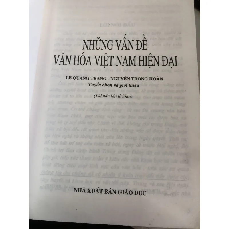 Những Vấn Đề Văn Hóa Việt Nam Hiện Đại, Nhà Xuất Bản Giáo Dục 932797