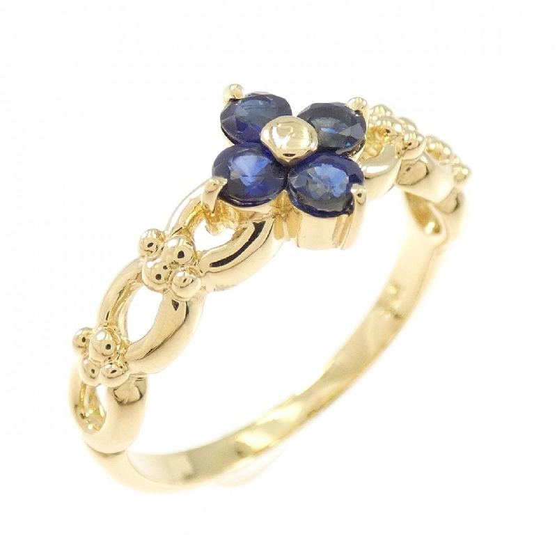 Nhẫn Sapphire K18YG Hoa 669476