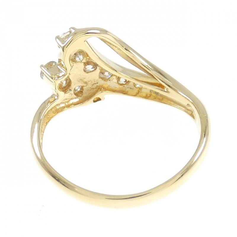 Nhẫn kim cương K18YG 0.50CT 673470