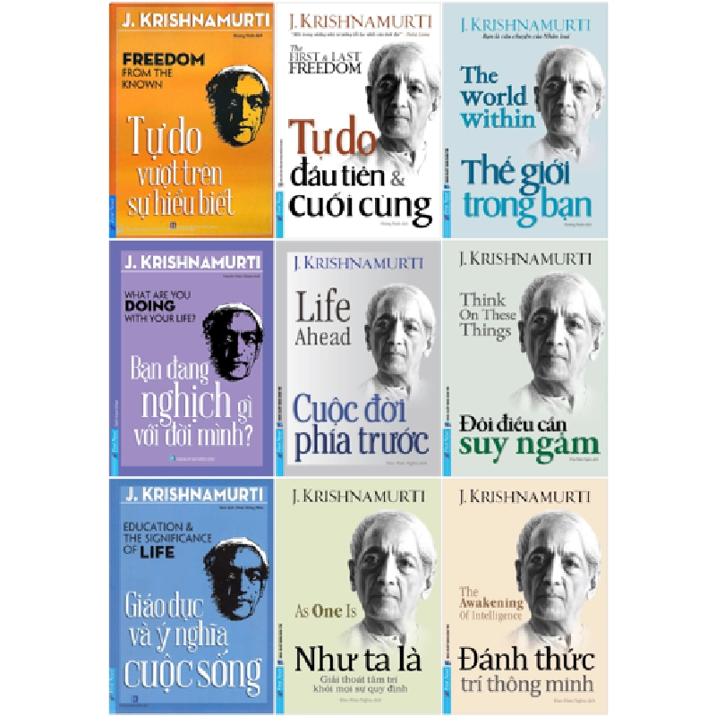 Combo Sách J. Krishnamurti (Bộ 9 Cuốn) - J. Krishnamurti 743678