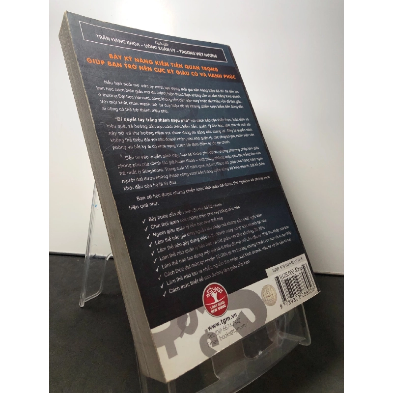 Bí quyết tay trắng thành triệu phú 2014 mới 85% bẩn nhẹ Adam Khoo HPB2308 KỸ NĂNG 916394