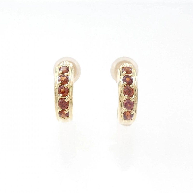 K18YG Garnet Bông tai 0.50CT - Hàng hiệu Chính hãng 872510