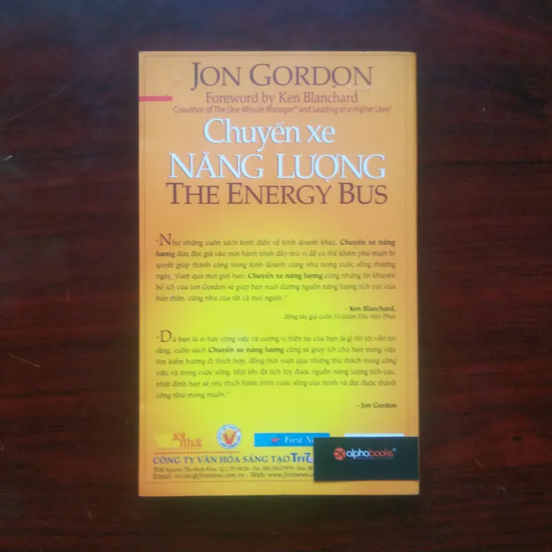 Chuyến Xe Năng Lượng - The Energy Bus - Jon Gordon [Sách Self-help] 1025568