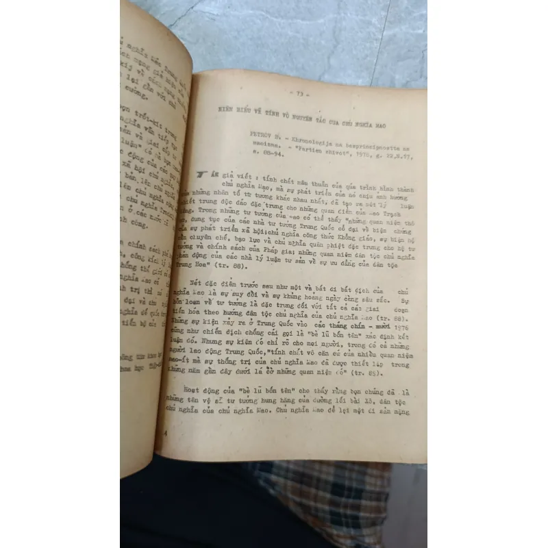 PHÊ PHÁN HỆ TƯ TƯỞNG VÀ THỰC TIỄN CỦA CHỦ NGHĨA MAO - LÊ MẠNH CHIẾN 739154