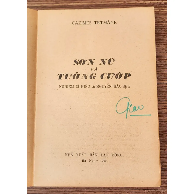 Tiểu thuyết SƠN NỮ & TƯỚNG CƯỚP 776169