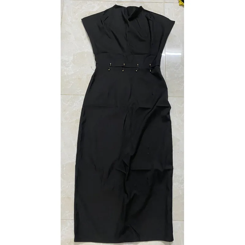 đầm đen dáng dài 739717