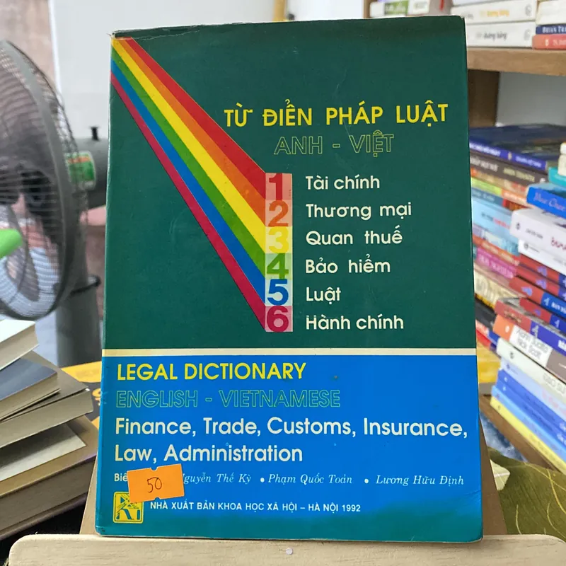 Sách từ điển pháp luật Anh Việt 674006