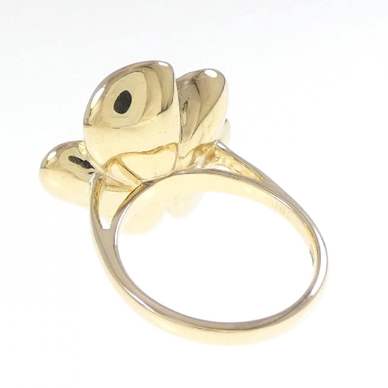 Nhẫn ngọc lam K18YG 9mm 669582