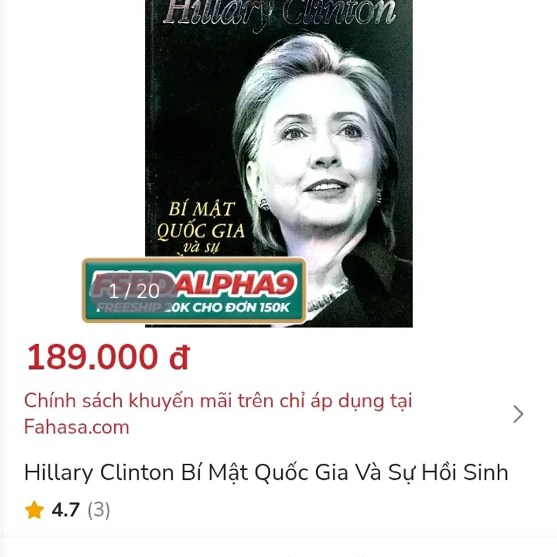 Hillary Clinton Bí Mật Quốc Gia Và Sự Hồi Sinh

- In lần đầu tiên - Best seller 571424