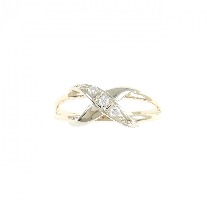 Nhẫn kim cương K10YG/K10WG - Hàng hiệu Authentic 854469