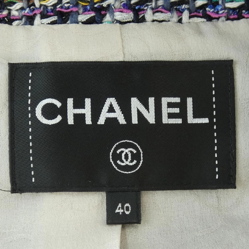 Áo khoác không cổ CHANEL 634561