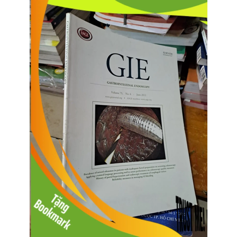 (TẶNG BOOKMARK) GIE Gastrointestinal Endoscopy volume 75 no 6 6/2012 RBK0808 TẠP CHÍ, THIẾT KẾ, THỜI TRANG 944338