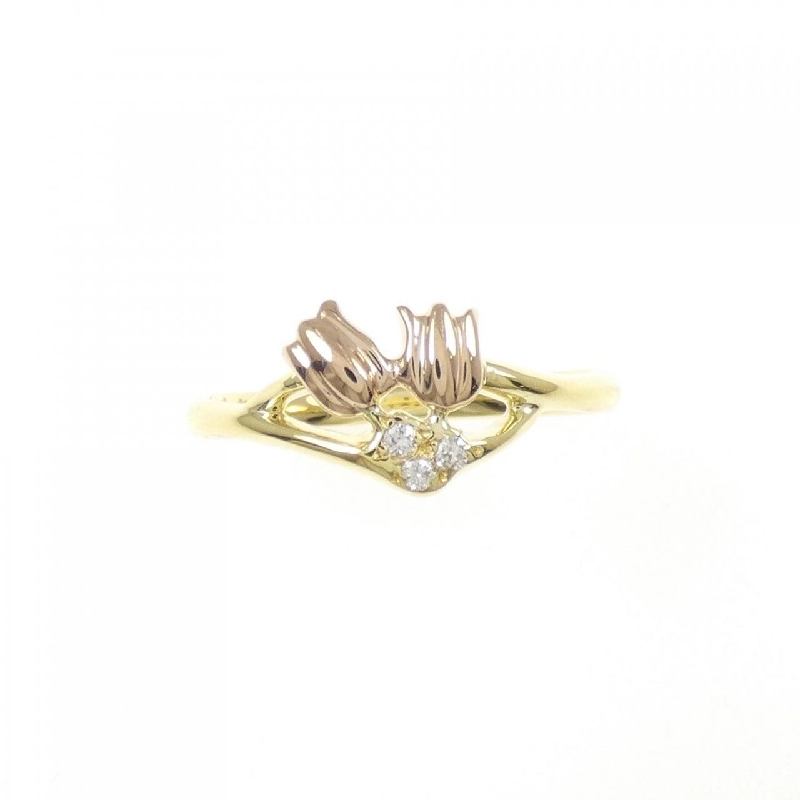 Nhẫn kim cương K18YG/K18PG 0.03CT - Hàng hiệu Authentic 854428