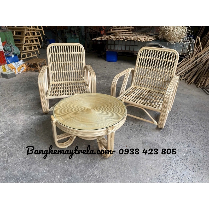 Ghế đơn mây tự nhiên phòng khách 443433