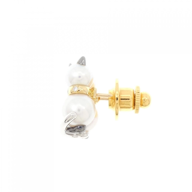 Brooch ngọc trai Akoya mèo Mikimoto - Hàng hiệu Authentic 845721