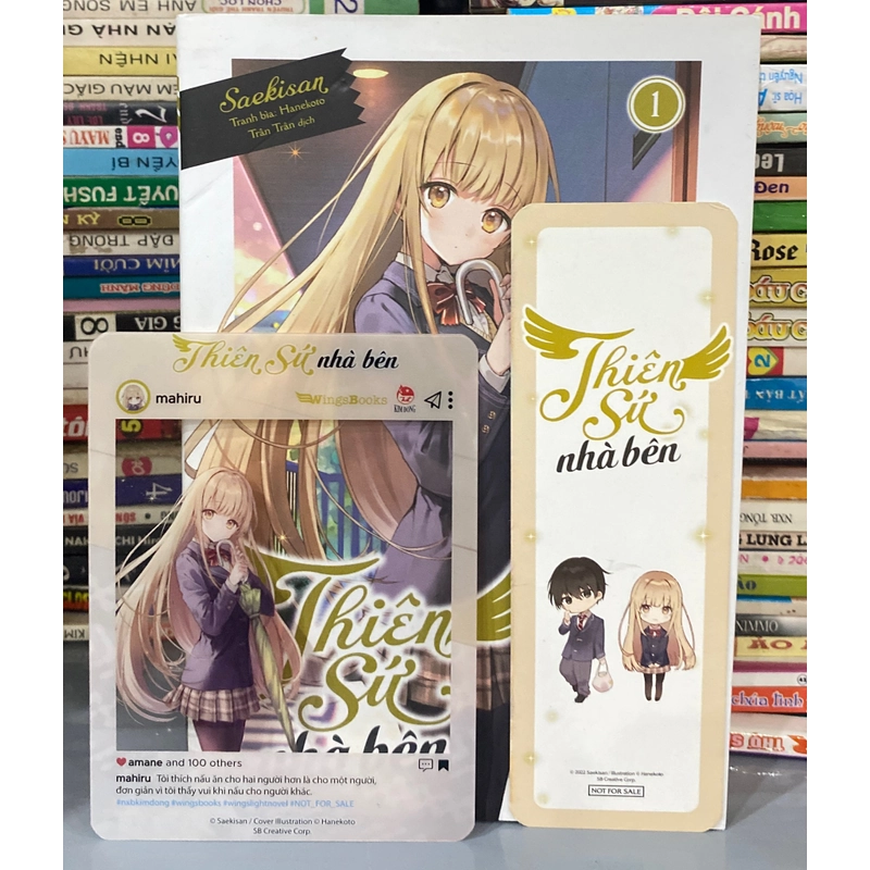 Truyện Thiên Sứ Nhà Bên (tập 1) tặng bookart , card cứng như ảnh 442284