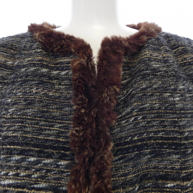 Áo khoác không cổ CHANEL - Hàng hiệu Authentic 824778