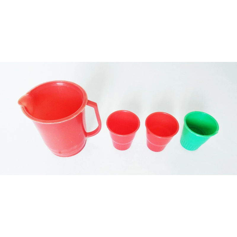 Lô ca đựng nước & cốc nhựa mini trong bộ chơi đồ hàng xưa phiên bản tuổi thơ 9x 454968