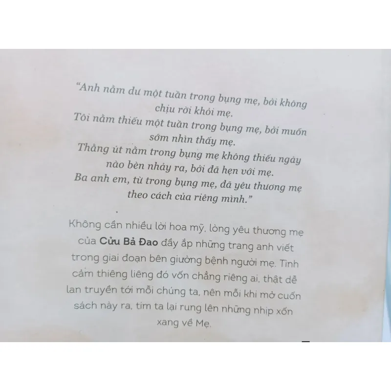 Mẹ, Thơm Một Cái - Cửa Bá Đao 782974