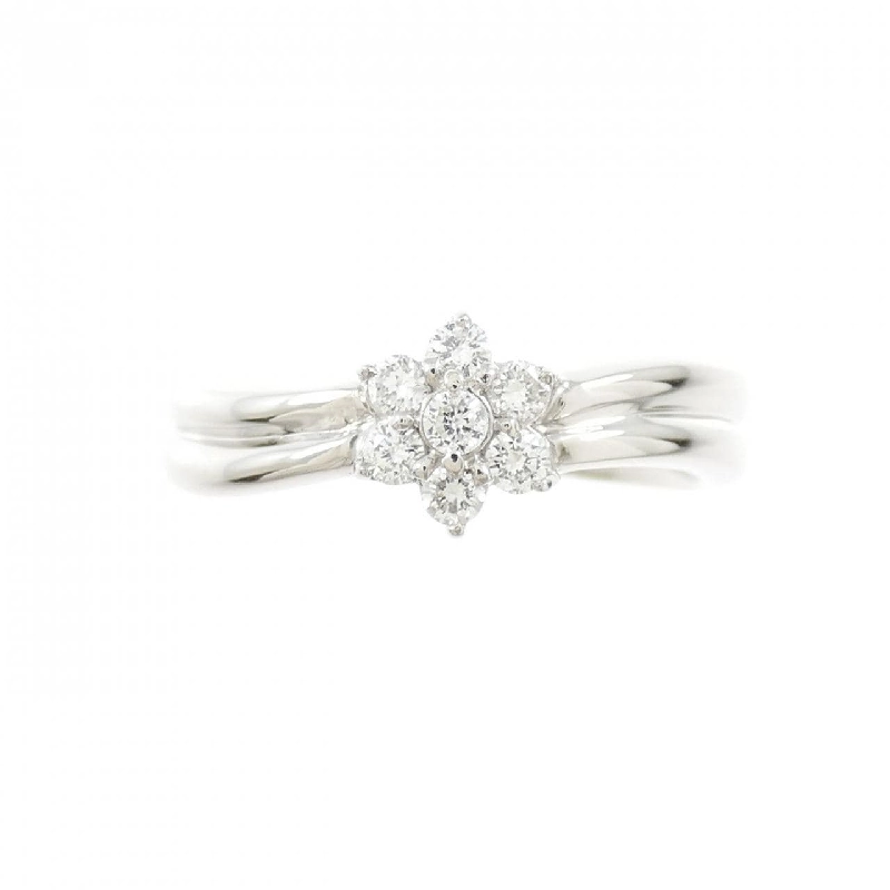 Nhẫn kim cương hoa PT900 0.14CT - Hàng hiệu Authentic 853637