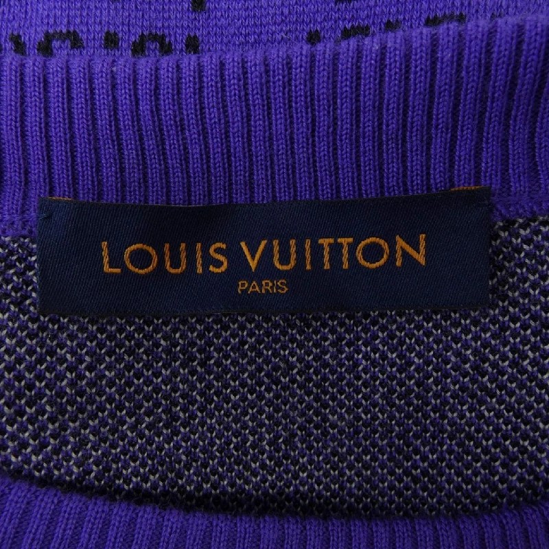 Louis Vuitton LOUIS VUITTON Studio Jacquard Crew Neck HNN93WZLL Áo len - Hàng hiệu Chính hãng 900430