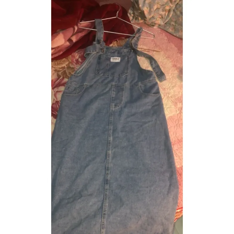 Váy yếm jean bò dáng dài  780680