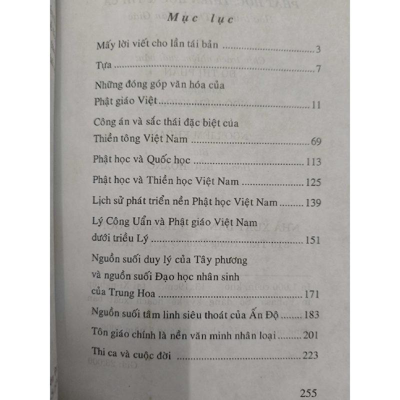 Phật học thiền học thi ca - 2006 -255 trang Sách tôn giáo - tâm linh ANTQ3101 909779