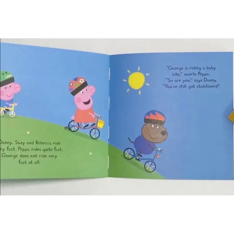 Sách nhập trung - Peppa pig xanh đỏ vàng, full boxset kèm audio 936378