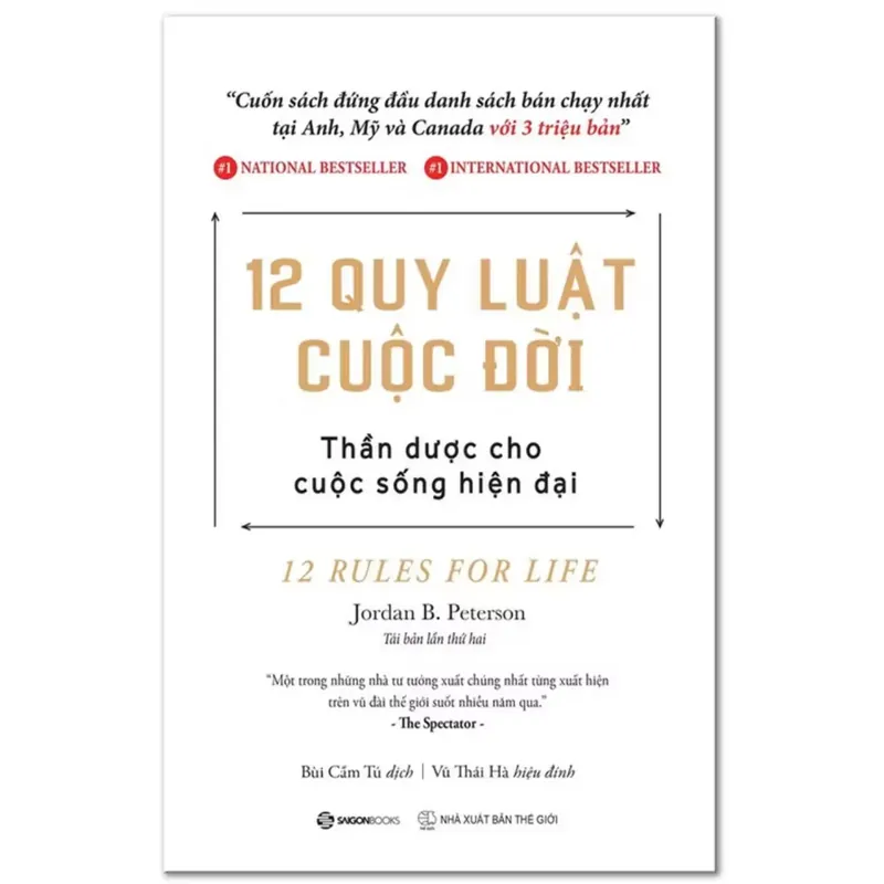 Sách - 12 Quy Luật Cuộc Đời: Thần Dược Cho Cuộc Sống Hiện Đại - Jordan B. Peterson 595614