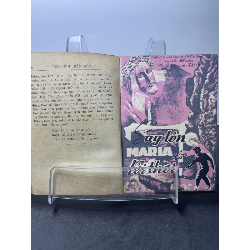 Quyển sách vàng Sùng kính chân chính phương pháp tận hiến bí mật về Maria 1968 mới 60% bìa da bung gáy nhẹ ố vàng note trang đầu T.Mongpho HPB2207 TÂM LINH - TÔN GIÁO - THIỀN 188645