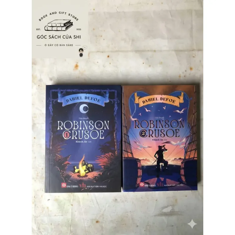 Trọn bộ 2 tập Robinson Crusoe - Daniel Defoe 736283