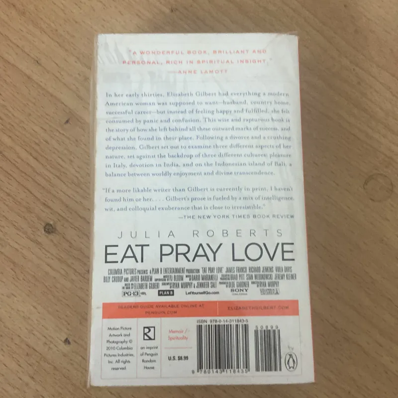 Eat Pray Love - Elizabeth Gilbert  1017512
