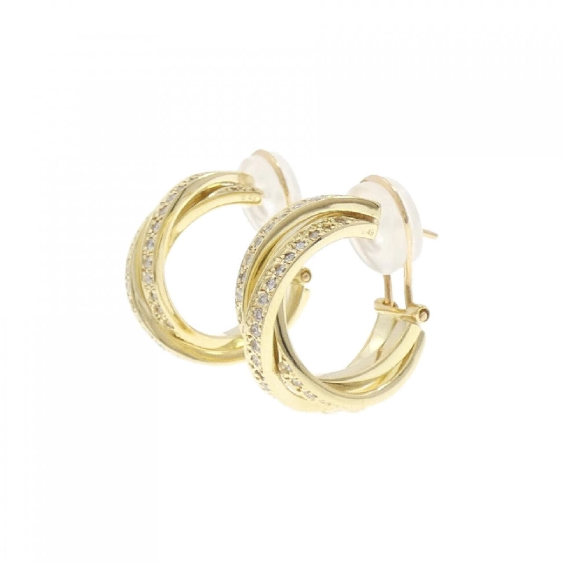 K18YG Bông tai Kim cương 0.98CT - Hàng hiệu Chính hãng 875191