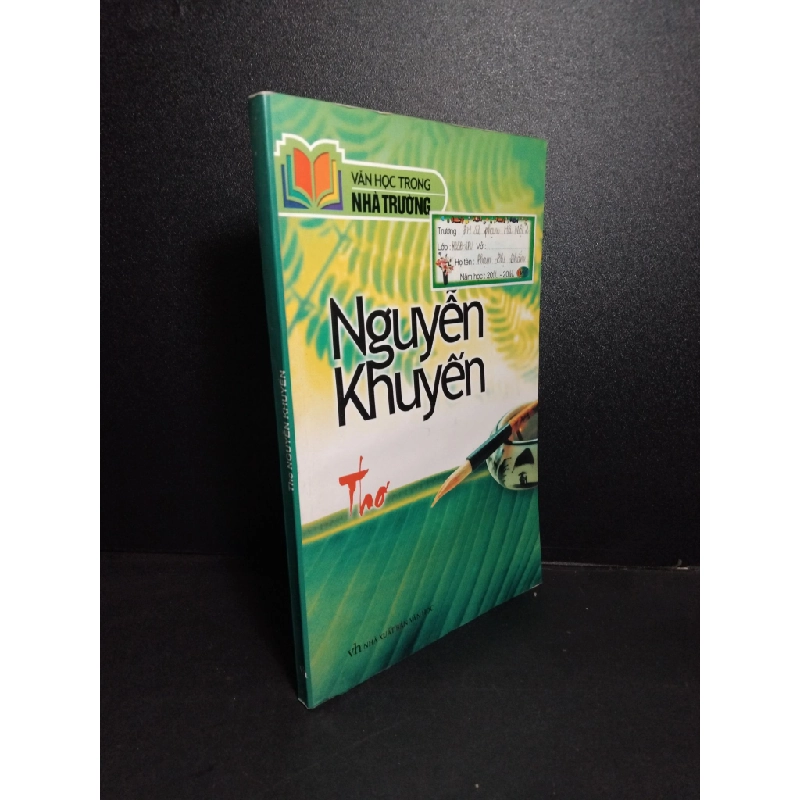 Văn học trong nhà trường Nguyễn Khuyến mới 70% ố ẩm 2010 HCM1001 VĂN HỌC Oreka-Blogmeo 21225 388507