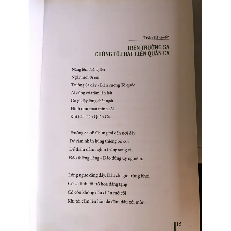 Khi được sống hoà bình hãy nhớ tới anh 712053