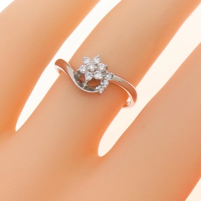 Nhẫn kim cương hoa PT900 0.12CT - Hàng hiệu Authentic 854245