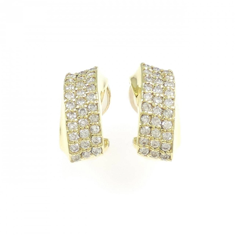 Bông tai/khuyên tai kim cương K18YG 1.00CT - Hàng hiệu chính hãng 869313