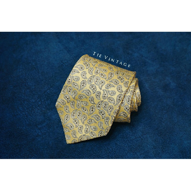 Paisley woven silk tie 7535