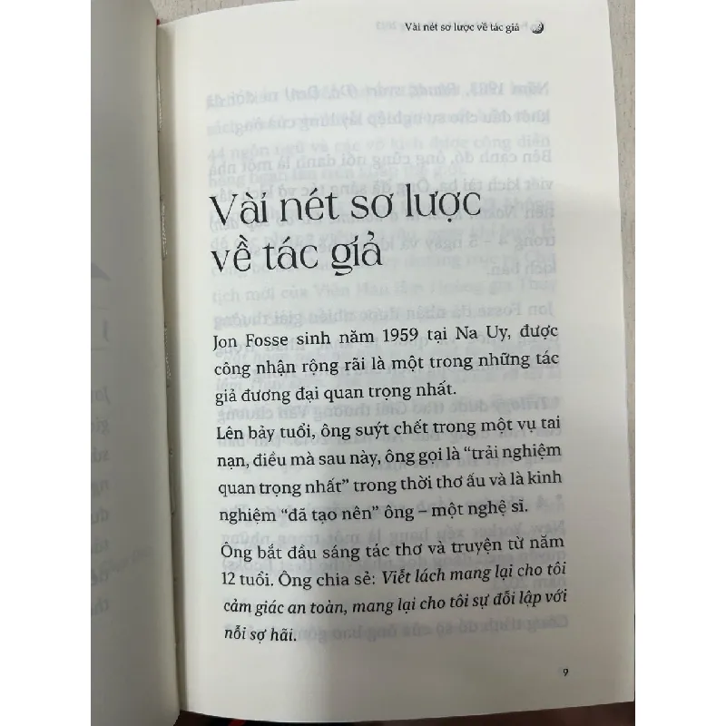 Ánh sáng trắng - Jon Fosse 695533