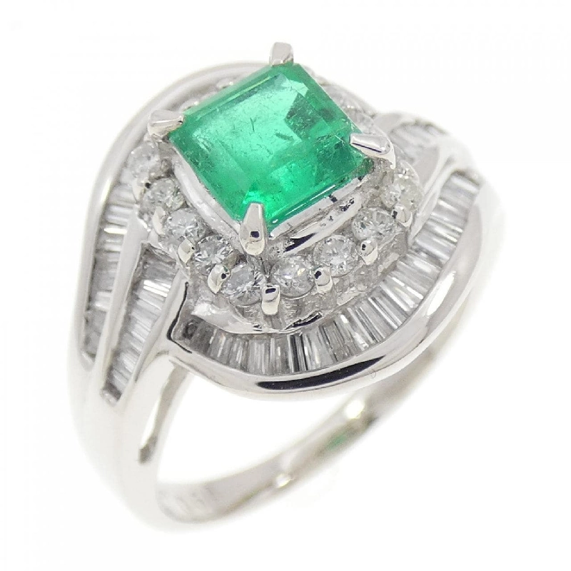 Nhẫn Emerald PT900 0.80CT - Hàng hiệu Chính hãng 851926