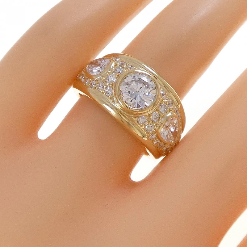 Nhẫn kim cương K18YG 1.62CT - Hàng hiệu Authentic 849345