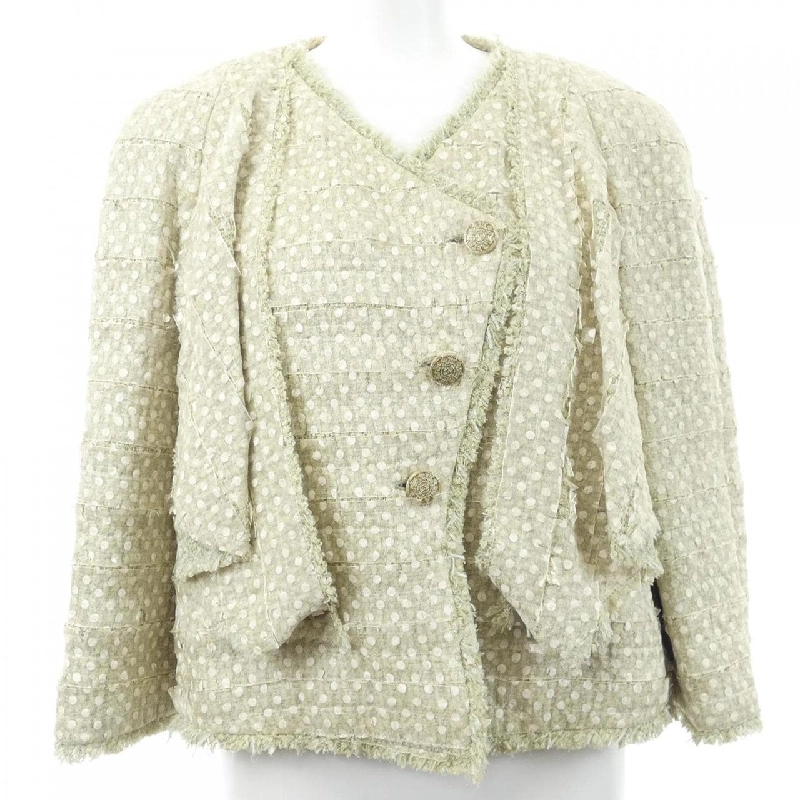 Áo khoác không cổ CHANEL P40991V29577 - Hàng hiệu Authentic 819096